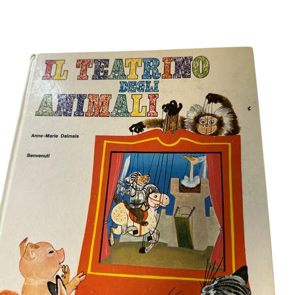 Vintage Italian Children's Book Animals Full Color 1971 First Edition - Picture 3 of 7